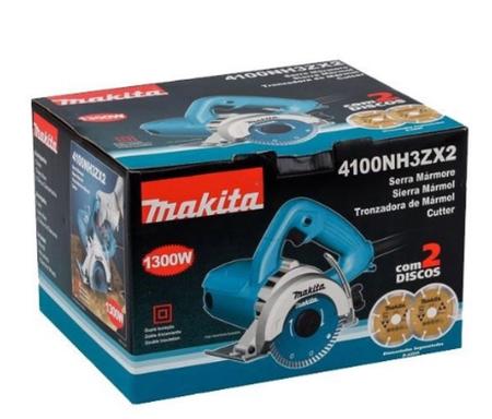 Imagem de Serra Mármore 1300w 13800rpm 4100Nh3Zx2 - 127v -  Com 02 Discos - Makita