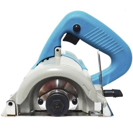 Imagem de Serra Mármore 4.3/8 110mm 1200W 220V 12000 Rpm com 2 Discos Importway Tipo Makita Azul