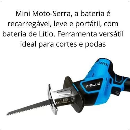 Imagem de Serra Poda Elétrica Portátil 21V com 2 Baterias