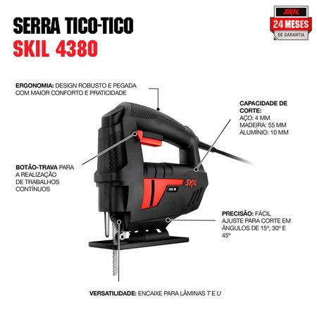 Imagem de Serra Tico-Tico 380W Referência 4380 SKIL