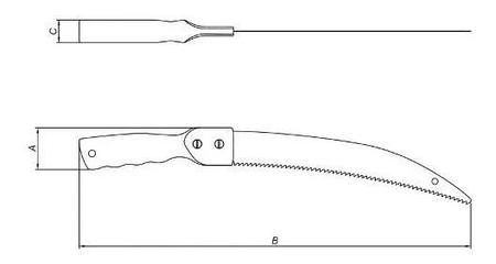 Imagem de Serrote De Poda Galhos 12 Top Tramontina 43291012