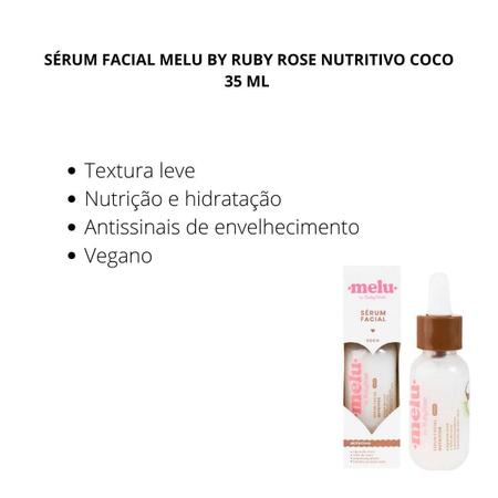 Imagem de Sérum Facial Melu By Ruby Rose Nutritivo Coco 35 Ml