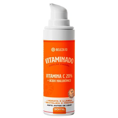 Imagem de Sérum Facial Vitamina C 20% Com Ácido Hialurônico Beleza10 30ml