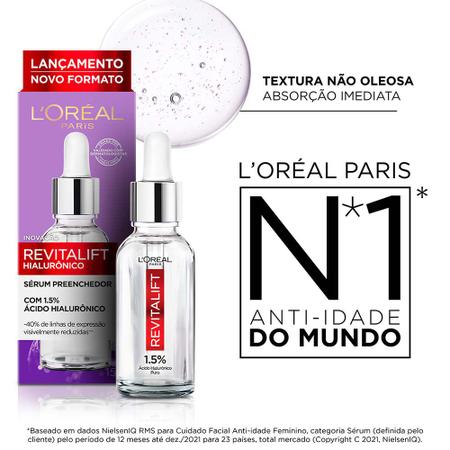 Imagem de Sérum Preenchedor Facial Anti-idade L'Oréal Paris Revitalift Hialurônico