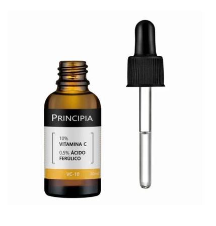 Imagem de Sérum Vitamina C 10% + Ácido Ferúlico 0,5% Principia Skincare VC-10 - Antioxidante com 30ml