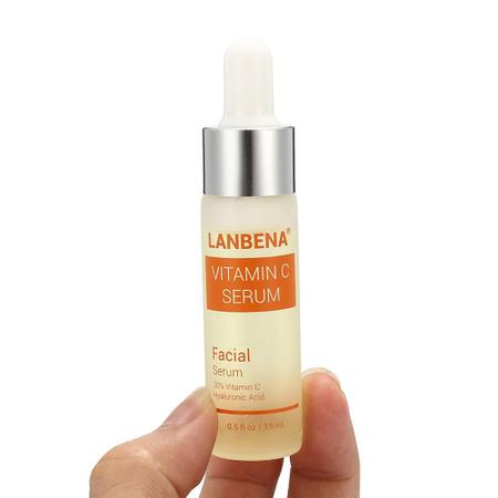 Imagem de Sérum Vitamina C Ácido Hialurônico Lanbena 15Ml Hidratação