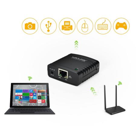 Imagem de Servidor De Impressão Usb 2.0 Network Lpr, WL-NU72P11 Wavlink WL-NU72P11