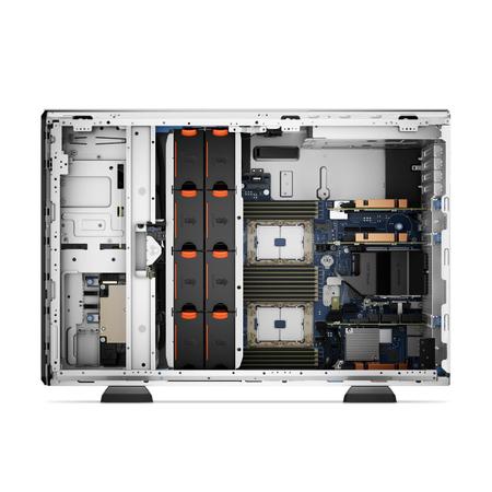 Imagem de Servidor Torre Dell PowerEdge T550 MP1 3ª Geração Intel Xeon Silver 4310Y 16GB 2x960GB SSD SATA RAID 1