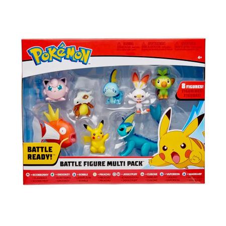 Bonecos Pokémon - Multi Pack 4 Figuras Evolução Eevee Sunny - JP Toys -  Brinquedos e Actions Figures para todas as idades