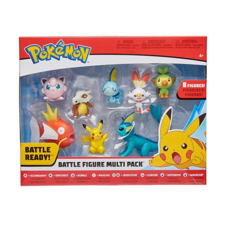 Bonecos Pokémon - Multi Pack 4 Figuras Evolução Eevee Sunny - WCT