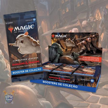 Magic The Gathering - Boosters de Draft Commander Legends Batalha por  Portal de Baldur (PT) - Wizard - Wizards - Jogos de Mágica - Magazine Luiza