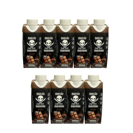 Imagem de Shake Proteíco Whey Protein 250g Chocolate - Mansão Maromba Kit C/ 9 un