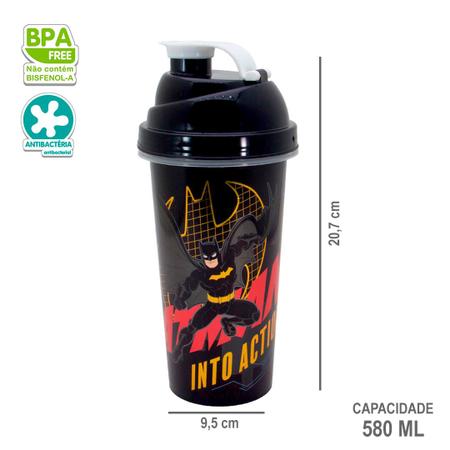 Imagem de Shakeira Geek Personagens Nerd 580 ML com Tampa Rosca e Misturador