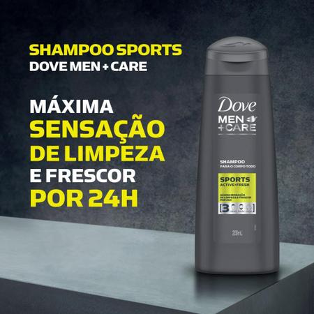 Imagem de Shampoo 3 em 1 Dove Men+Care Sports 200ml