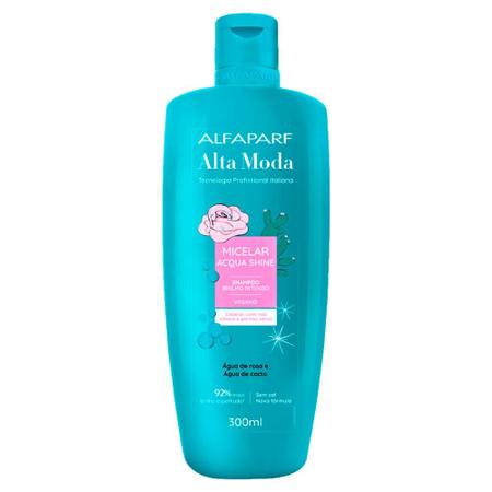 Imagem de Shampoo Alfaparf Alta Moda Micelar Acqua Shine Água de Rosa e Água de Cacto 300ml