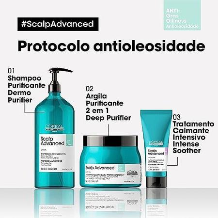 Imagem de Shampoo anti-gordura L'Oreal Professionnel Paris Expert Sca