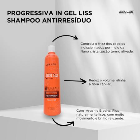 Imagem de Shampoo Anti Resíduo In Gel Liss Salles Prof 1lt
