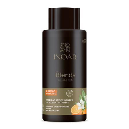 Imagem de Shampoo Antiaging Inoar Blends Collection Vitaminas Antioxidantes 500ml