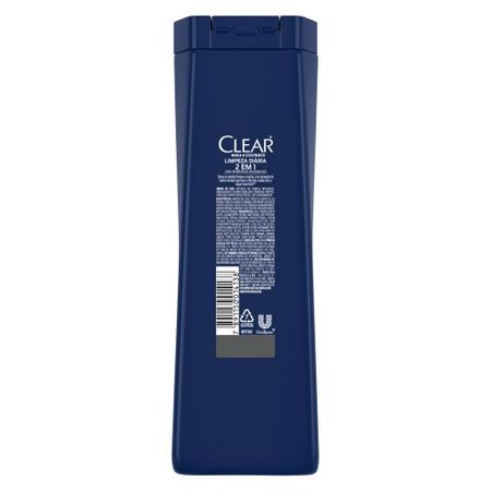 Imagem de Shampoo Anticaspa Clear Men 2 em 1 Limpeza Diária 400ml