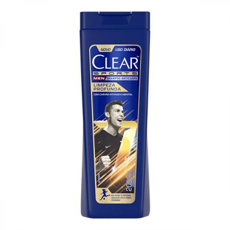 Imagem de Shampoo Anticaspa Clear Men Limpeza Profunda 200ml