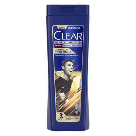 Imagem de Shampoo Anticaspa Clear Men Sports Limpeza Profunda 200ml