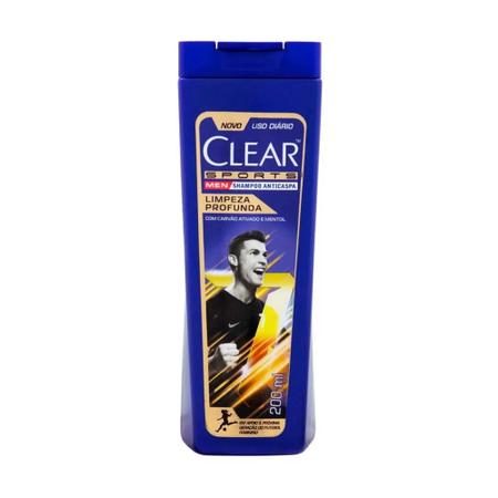 Imagem de Shampoo Anticaspa Limpeza Profunda 200ml Clear
