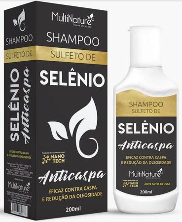 Imagem de Shampoo Anticaspa Sulfeto De Selênio 200ml - Multinature 