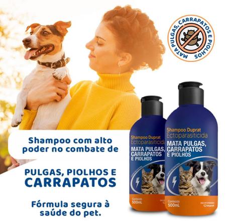 Imagem de Shampoo Antipulgas para Gatos e Cachorros Duprat - ORBA PETCLEAN