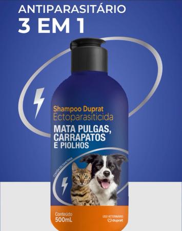 Imagem de Shampoo Antipulgas para Gatos e Cachorros Duprat - ORBA PETCLEAN