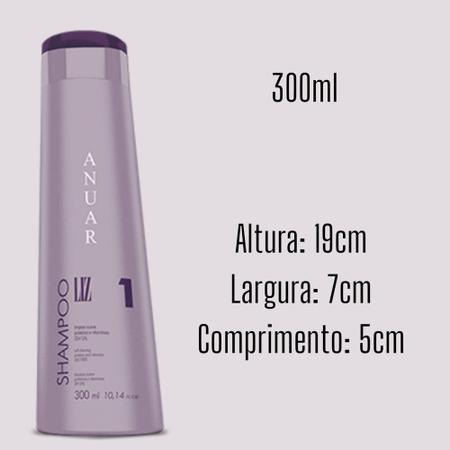Imagem de Shampoo Cabelos Alisados Liz 300ml - Uso diário - Anuar