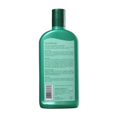 Imagem de Shampoo Cabelos Claros 320ml Camomila e Amêndoas Farmaervas