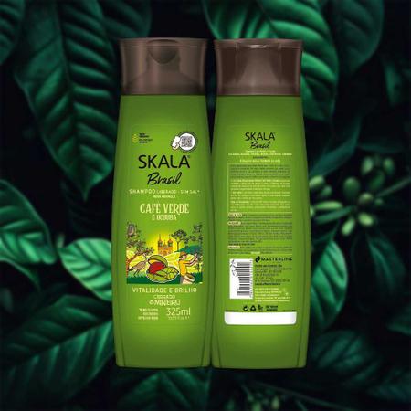 Imagem de Shampoo Café Verde e Ucuuba Brilho e Nutrição 325ml Skala