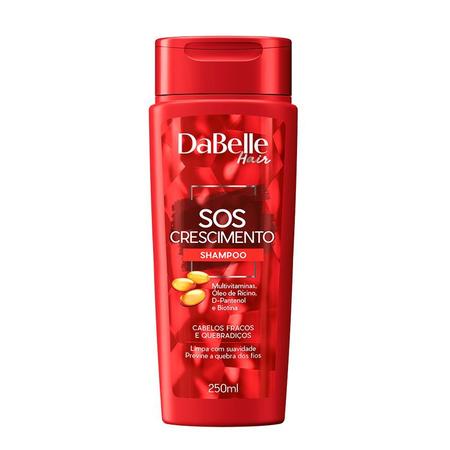 Imagem de Shampoo DaBelle SOS Crescimento Cabelos Fracos e Quebradiços