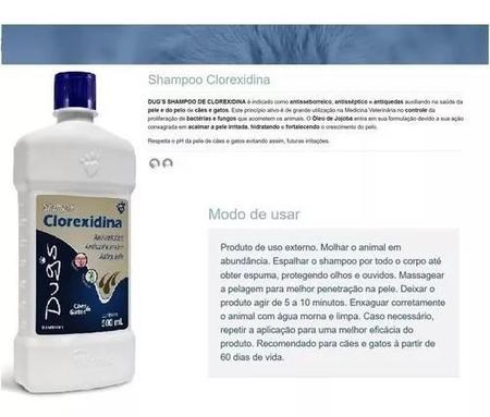 Imagem de Shampoo Dermatológico Dugs Clorexidina 500 ML