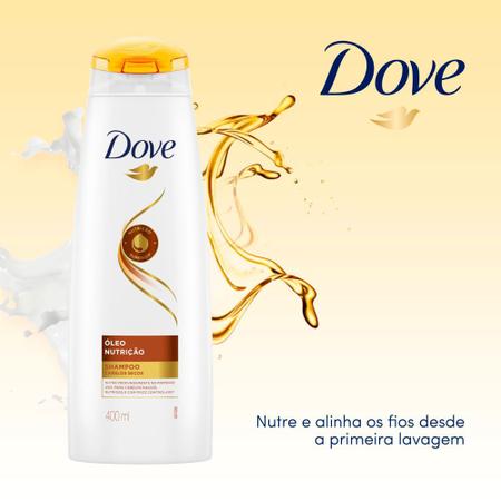 Imagem de Shampoo Dove Óleo Nutrição Para Cabelos Secos 400ml