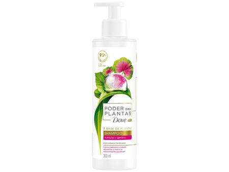 Imagem de Shampoo Dove Poder das Plantas Nutrição + Gerânio