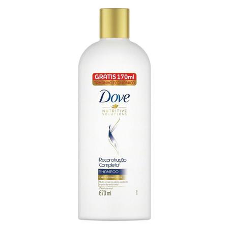 Imagem de Shampoo Dove Reconstrução Nutritive Reconstrução Completa 670ml Tamanho Econômico 