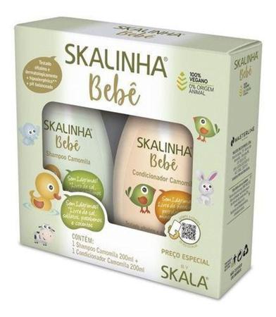 Imagem de Shampoo E Condicionador Camomila Skalinha Bebê 200ml - Skala Expert