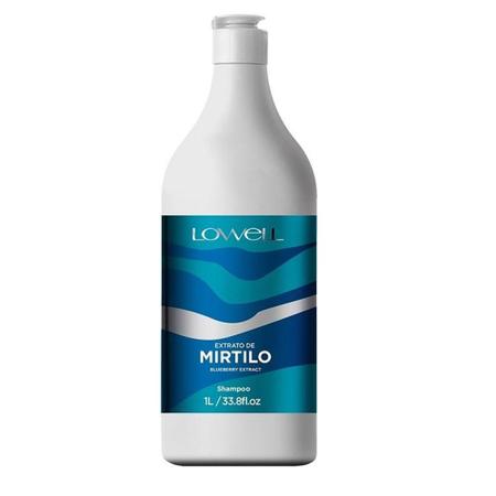 Imagem de Shampoo E Condicionador Lowell Extrato De Mirtilo 1 Litro