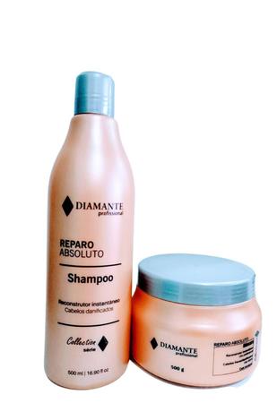 Imagem de Shampoo E Mascara Absolut Repair Diamante Profissional