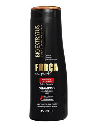 Imagem de Shampoo Força Com Pimenta 350 ml - Bio Extratus