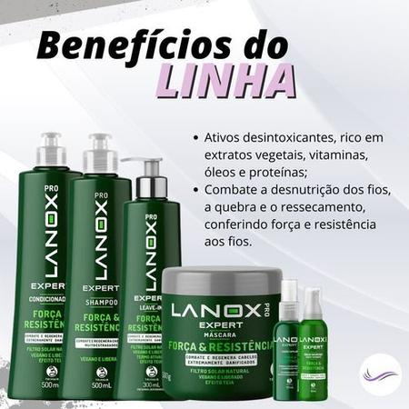 Imagem de Shampoo Força e Resistência Lanox 500ml