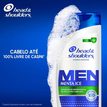 Imagem de Shampoo Head & Shoulders Anticaspa Menthol Refrescante Masculino - 200mL