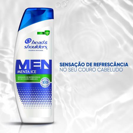 Imagem de Shampoo Head & Shoulders Anticaspa Menthol Refrescante Masculino - 200mL
