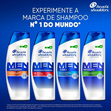 Imagem de Shampoo Head & Shoulders Anticaspa Menthol Refrescante Masculino - 200mL