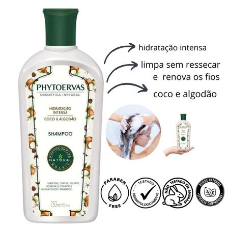 Shampoo Hidratacao Intensa Reitalização Capilar Phytoervas - Shampoo -  Magazine Luiza
