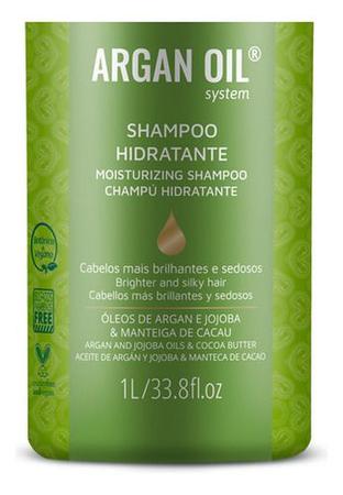 Imagem de  Shampoo Hidratante Argan Oil Inoar 1 Litro