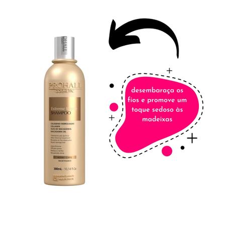 Imagem de Shampoo Hidratante Extreme Repair Macadamia Prohall 300ml