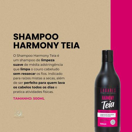 Imagem de Shampoo Hidratante Limpeza Suave Não Danifica Os Fios 500ml