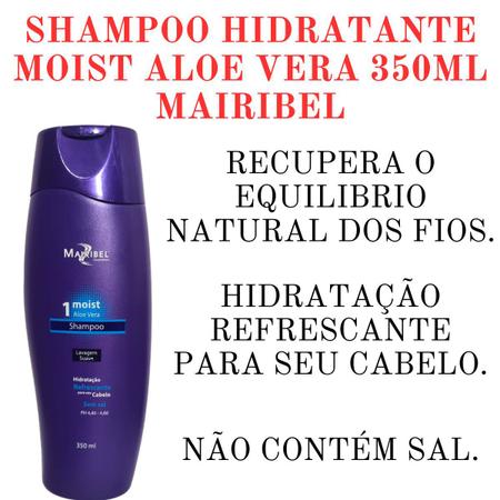 Imagem de Shampoo Hidratante Moist Aloe Vera 350ml Mairibel Original